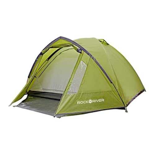 Rock N River Achill 400 Camping Dome Tent, Ideal for Camping in the Garden, Festival tent, Lightweight Camping and Hiking Tent, Waterproof, Sewn-in Groundsheet, 4 Person Camping tent