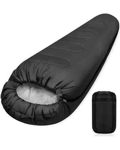 Sleeping Bag for Camping - Ultralight 4 Season Single Person Warm Lightweight Sleeping Bag for Camping Lightweight Waterproof Indoor & Outdoor for Kids Teenagers Adults Hiking Backpacking Camping