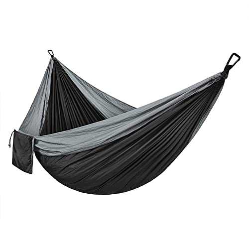KRXSOBNV, SAMIT Outdoor Ultralight Camping 270 x 140 cm with Carry Bag Made of 210T Nylon for 2 People up to 150 kg Load Capacity for Patio Yard Garden,Hammock