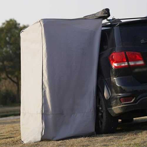 Camping SUV Car Rooftop Tent Overland Shower Tent Room | Roof Rack Shower Tent | Privacy Enclosure Portable Shower Tent, Car Side Shower Room