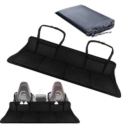 Tanxier Car Rear Seat Mattress Extension Plate | Back Seat Trunk Extender - Portable Car Back Seat Folding Bed, Foldable Outdoor Car Boot Bed Mattress For Car, SUVs