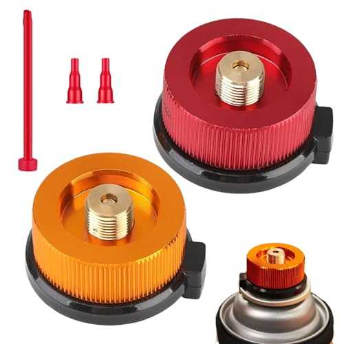 5pcs Gas Bottle Adapter, Camping Bottle Adaptors,Portable Gas Refill Adapter/Stove Connector, Outdoor Hiking Stove Adapter/Camping Nozzle Bottle Adapter, For Camping Stoves