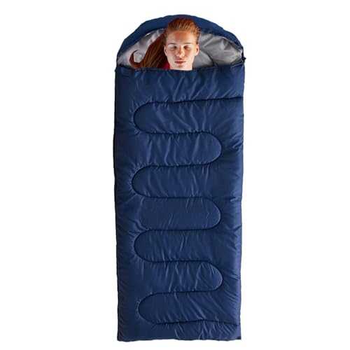 Sleeping Bag Adults 1 Person, 3-4 Seasons Waterproof Camping Sleeping Bag, Portable Lightweight Warm Hollow Cotton Sleeping Bag for Outdoor Camping Backpacking Hiking Fishing Hunting Travel