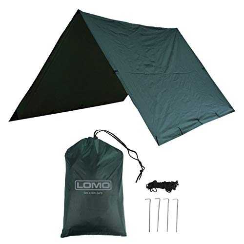 Lomo 5m x 5m Tarp Bushcraft Survival Bivi Shelter