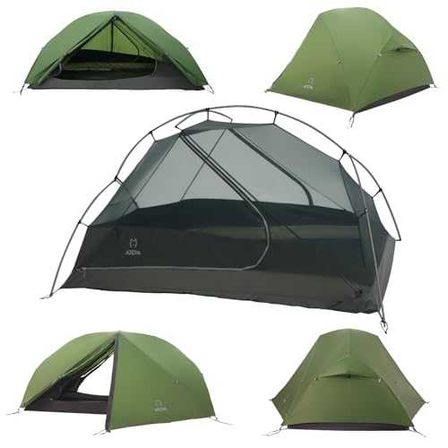 ATEPA 1-Person Ultralight Backpacking Tent, Waterproof Single Person Camping Tent. Double Layer Solo Tent for Camping Hiking Backpacking.