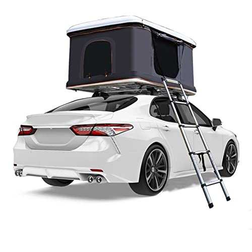 rooftop tent Small SUV Car Tent, Double Layer 2-3 Persons Car Bed Tent With Ladder, Zipper Door, Outdoor Simple Truck Bed Tent