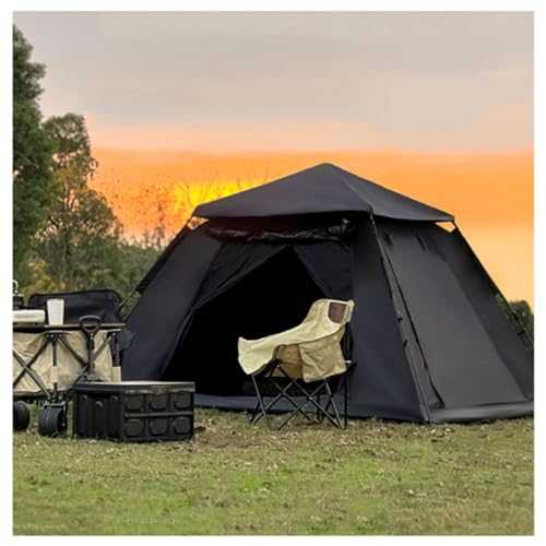 Pop Up Tent It Pops Up In Three Seconds,5000 mm Waterproof Large Tent Premium Sturdy Easy Tents To Put Up for Hiking Backpacking 4 People