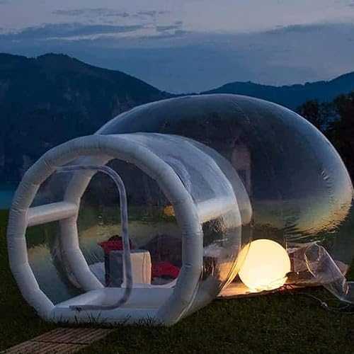 Igloo Tent Luxury Inflatable Bubble Tent Cabin Party Rental Bubble Balloon House, Bubble Dome House with Blower