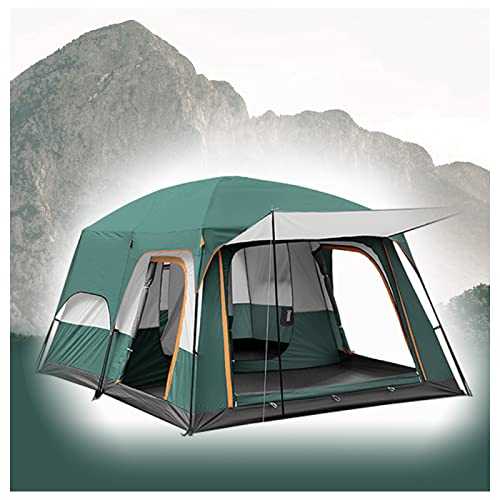Blackout Tent 5 to 8 Persons Spacious and Airy Tent Canopy Stable and Practical Insulated Tent Ideal for Camping in the Garden