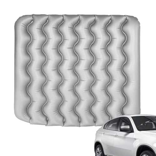 LearnLyrics Car Pneumatic - Thickened Integrated Camping Bed - Car Air Bed Camping Sleeping Bed for Rear Seat Sedan