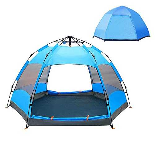 Tents for Camping Outdoor 5-8 Person Double Hex Beach Automatic Tent Camping Rainproof Tent Household faucets