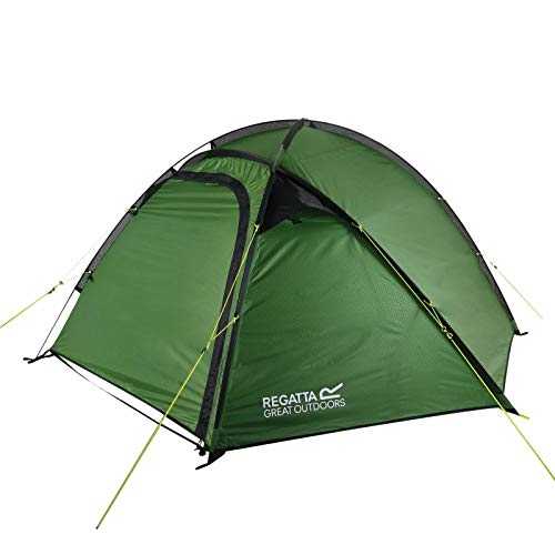 Regatta Montegra Geo 3-Man Lightweight Waterproof Backpacking Tent - Green