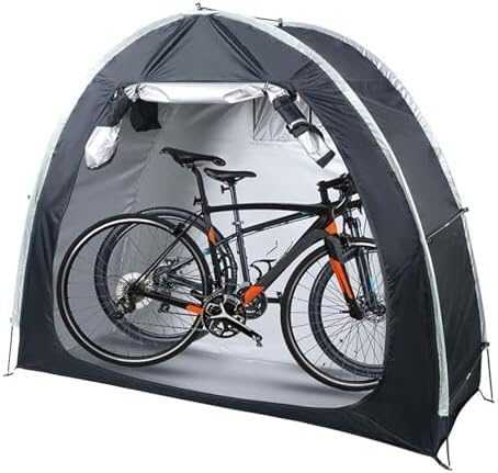 KLYDBMYT Oxford fabric tear-resistant Bicycle tent forOutdoor Bike Covers Storage Shed Tent Waterproof Bicycle Cover Shed 210D Oxford Fabric