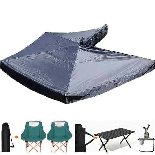 Car Tents for Camping Suv Rooftop 270° Wide-angle Expansion Space Large Tents for Outdoor Camping, for Travel & Outdoor Adventures(2m*2.25m)