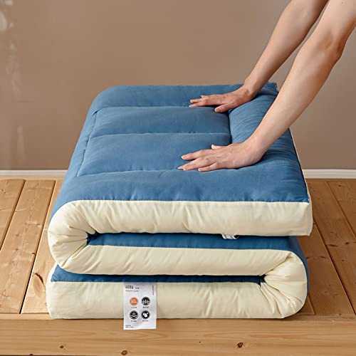 Japanese Futon Mattress Roll Up Traditional Mat for Portable Camping and Thicker Sleep Pad