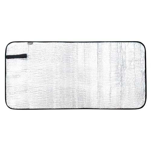 Tatonka Seat Cushion Aluminium Seat Mat 45 x 90 cm - Foldable Seat Pad with Aluminium Surface for Warm Seating When Hiking, Trekking, Camping or Walking