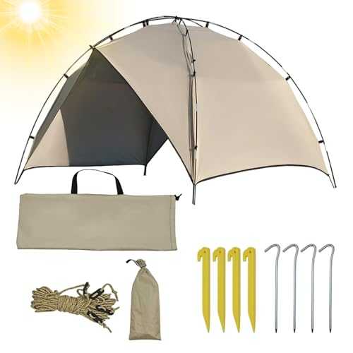 Tents for Camping - Easy Setup Outdoor Camping Tent - Foldable Instant Canopy Portable Shade for Family Adult Hiking Backpacking Travel Picnic Festival Backyard Patio Porch Deck