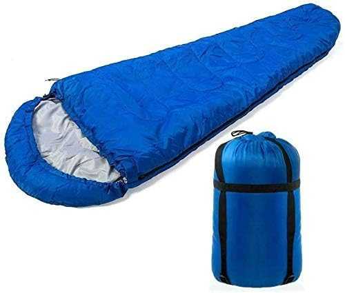 VIVAAS Mummy Sleeping Bag shape Warm Single For Adults All Seasons For Spring Summer, Camping, Trekking, Caravan And Travel Hiking Backpacking Outdoor Festivals Home Use