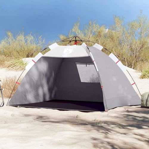 UJCHVHN Home Garden,Beach Tent 2-Person Grey Quick Release Waterproof