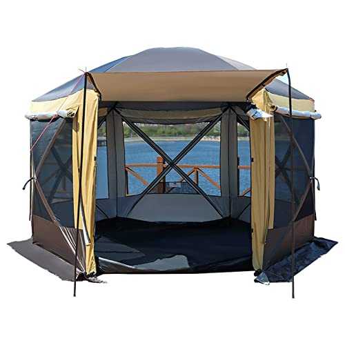 Automatic Tent Windproof Outdoor Camping Tent 4 Season Outdoor Camping & Hunting Tent Family Cabin Tents Easy Set Up (single door)