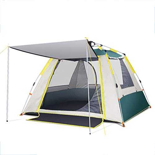 Tents for Camping Waterproof, Pop Up Tents for 2-3 Person Automatic Opening Double Layer Tent, Sun Protection And UV Protection Dome Tents for Family, Beach Traveling, Hunting, Hiking,Green
