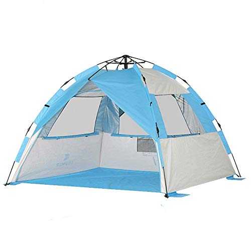 3-4-5 People Double Double Door Automatic Speed Open Outdoor Camping Tent Sunscreen Panoramic Hexagonal Tent Camping Tent Field Easy To Disassemble And Assemblehrome