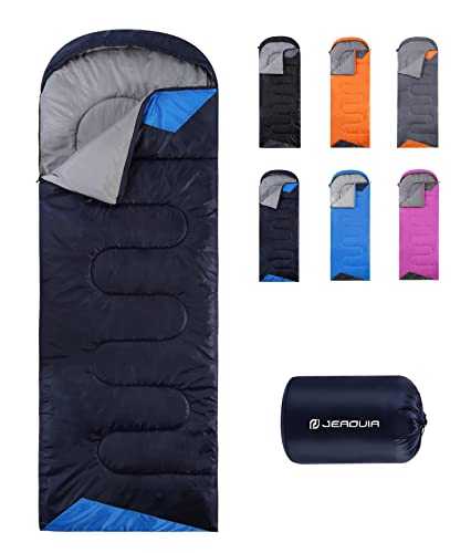 Sleeping Bags for Adults Backpacking Lightweight Waterproof- Cold Weather Sleeping Bag for Girls Boys Mens for Warm Camping Hiking Outdoor Travel Hunting with Compression Bags