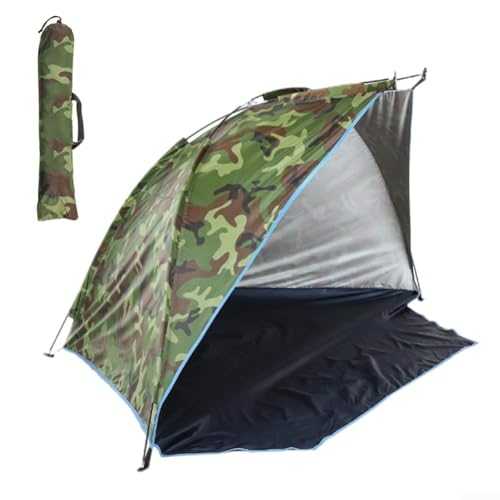 Water Resistant Sunshade Tent for Family Picnics Portable and Convenient (Camouflage)