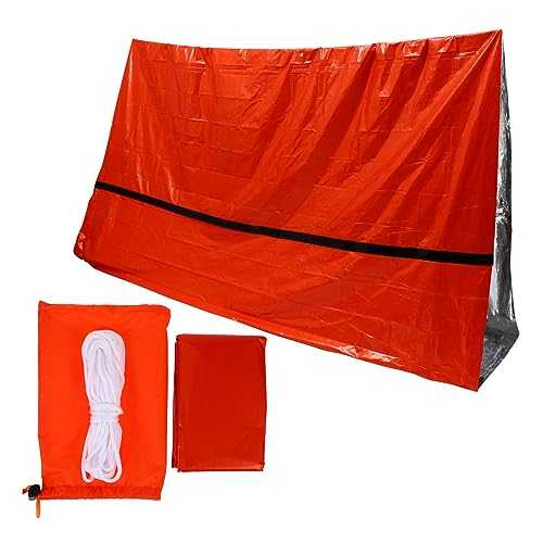 TOYANDONA Emergency Tent Outer Bag Lightweight Heat Preservation Relief Tent for Outdoor Camping and Emergencies Durable Design for Practical Use