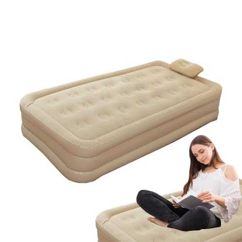 Whnbuij Automatic Inflatable Bed Twin | Inflating Guest Bed Twin Built-in Pump,Foldable Automatic Inflation Pad Deflated For Easy Storage