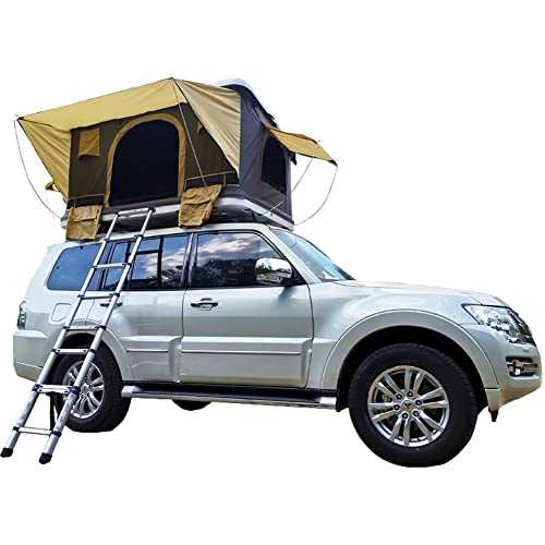 BebeXi rooftop tent Pickup Truck Tent, Double Layer 2-3 Persons Car Bed Tent, With Shoe Bag, Zipper Door, Outdoor Simple Truck