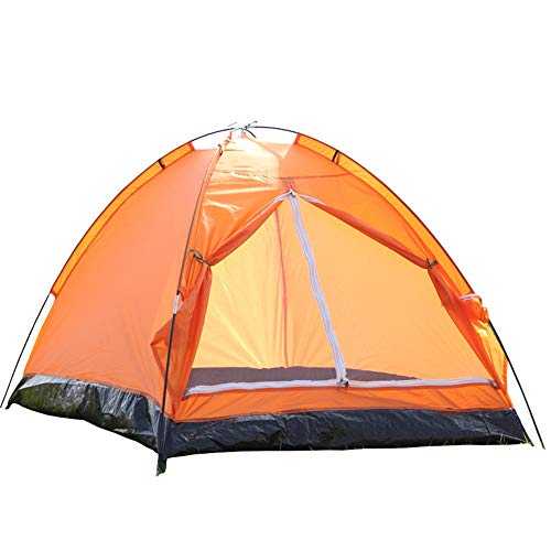 AASSDOO Family Tent Camping Outdoors Hydraulic Fit 2-3 Person 3 Season Lightweight Waterproof Tent Family Sports Mountaineering Hiking Traveling Trip Outdoor Tent