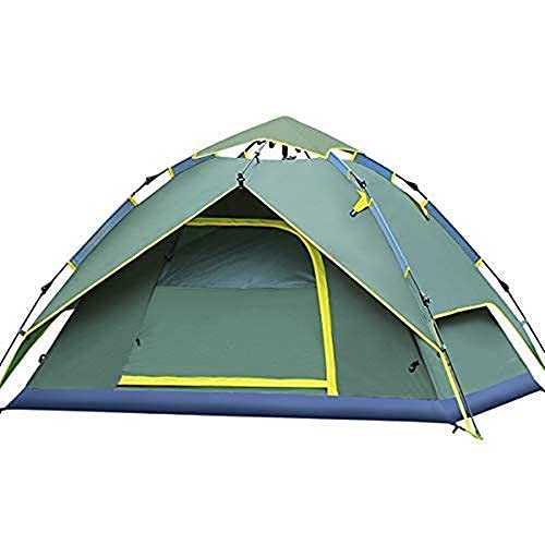 Hydraulic Dome Tent Canopy for Camping Automatic Hydraulic Tents 3-4 Person Canopy Easy To Set Up and Package Green Household faucets