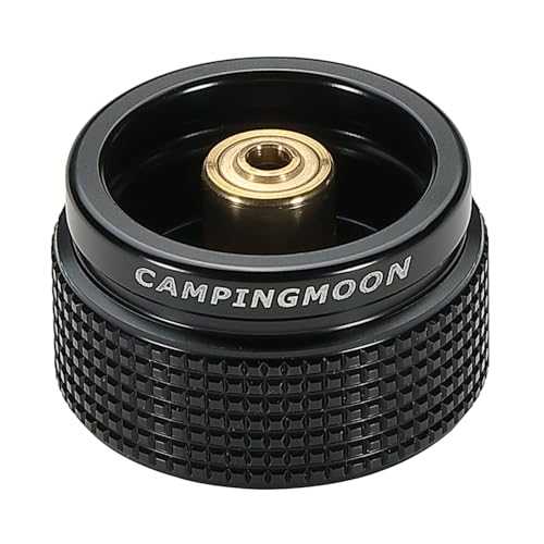 Campingmoon Gas Cooker Adapter for Easy Clic® Plus System for Converting CV Bayonet Connection to Type MSF-1a Connection or Lindal Valve Connection Z08