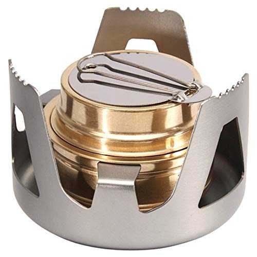 Tbkoly Portable Mini Spirit Burner Alcohol Stove For Outdoor Hiking Camping Cooking