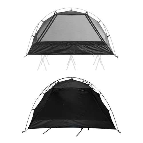 TENPLAY 1 Person Cot Tent,Lightweight Backpacking Tent, Mosquito Camping Net Mesh Tent,Great Ventilation,Easy Setup,Freestanding,Infinity Expansion Tent for Camping Outdoor Traveling Backyard