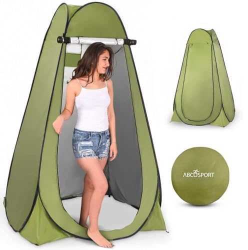 Versatile Pop-Up Privacy Tent- Instant Privacy Tent, Shower, Toilet, Portable and Spacious, Beach Changing Tent, Ideal for Adults, Easy Setup and Compact, Football Moms' Choice