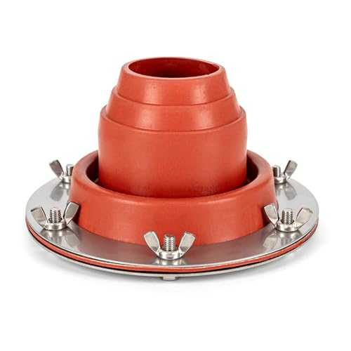 GMBYLBY Silicone Tent Stove Hole Tent Flue Flashing Furnaces Tent Hot Stove Outdoor Tent Stove Vent Resistant Round Base