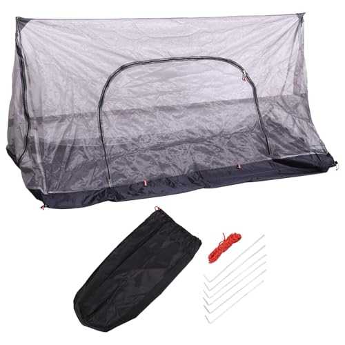 Jrifedptry Ultralight Summer Mesh Tent 1-2 Person Outdoor Camping Tent Repellent Net Tent Beach Mesh Tents