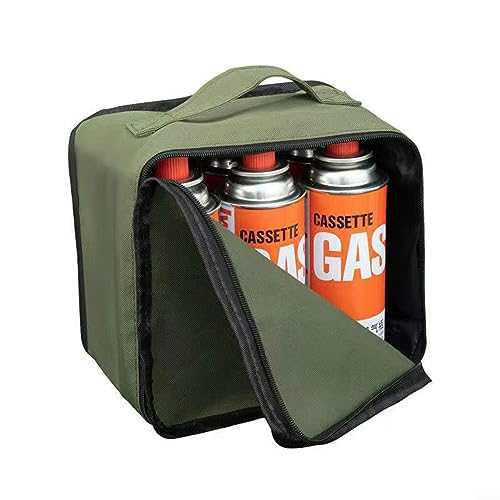 Butane Canisters for Portable Stove, Outdoor Gas Tank Storage Bags Stable Protect Bag Camping Gas Canister Stove Bag Gas Stove for Travel, Camping, Picnic