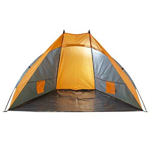 18879 Pop Up Beach Tent / UV50+ Protection / Water Resistant / Portable Carry Bag Included / 2 Security Pockets / 115cm x 210cm x 115cm