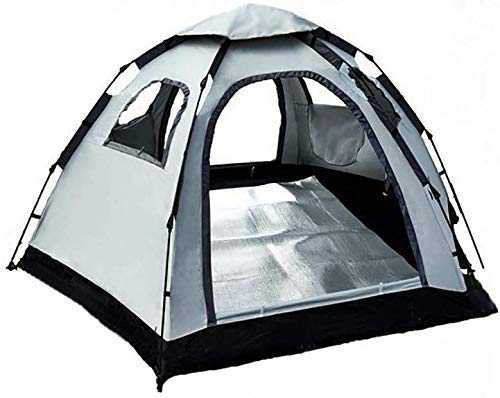 Camping Tent Ultralight Quick Opening Camping Tent Outdoor Sun Shelter Instant Cabana Portable Shade Canopy for Hiking Wilderness Survival Mountaineering, Aqiong