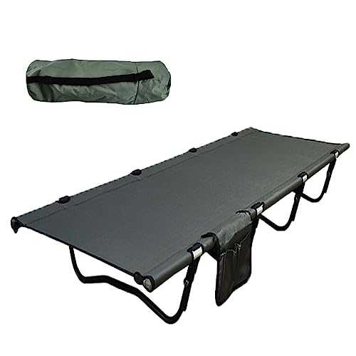 WXQZHF Folding bed Portable Folding Bed，Camping Cots,Camping Cot with Storage Bag for Adults,Comfortable Single Camp Cot,Ultralight Foldable Backpacking Cot,Portable Sleeping Bed for Outdoor Travel