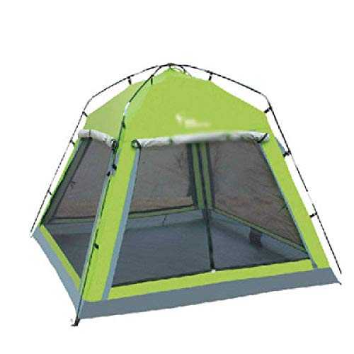 Tent Windproof Waterproof Camping Tent 5-Person Outdoor Equipment Single Room Camping Tent, Family Travel Beach Waterproof 210 210cm Outdoor Camping Supplies Easy Large Capacity