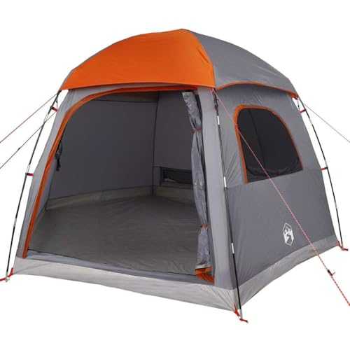Family Tent Igloo 6-Person Green Waterproof vidaXL