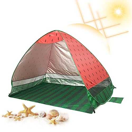 Beach Tent, Sun Protection Shelter Camping Tent UPF 50+, Portable Summer Easy Setup Tent Suitable for Garden, Fishing, Camping, Park, Picnic, Camping Bellv