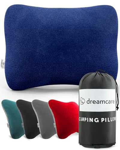 DREAMCARE Camping Pillow Small 12 x 16 Blue