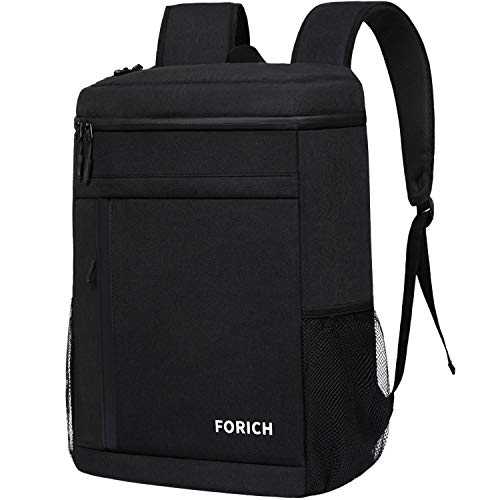 FORICH Soft Cooler Backpack Insulated Waterproof Backpack Cooler Bag Leak Proof Portable Small Cooler Backpacks to Work Lunch Travel Beach Camping Hiking Picnic Fishing Beer for Men Women