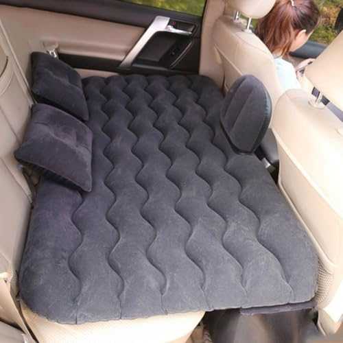 Car For SUV Inflatable Travel Mattress Bed Universal For Back Seat Multi Sofa Cushion Mat Camping Pillow Functional Outdoor Inflatable Thickened Bed Mattress Foldable Bed Seat Car Pillows, Sid