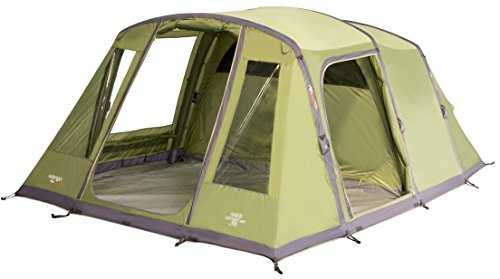 Vango Odyssey Inflatable Family Tunnel Tent, Epsom Green, Airbeam 500